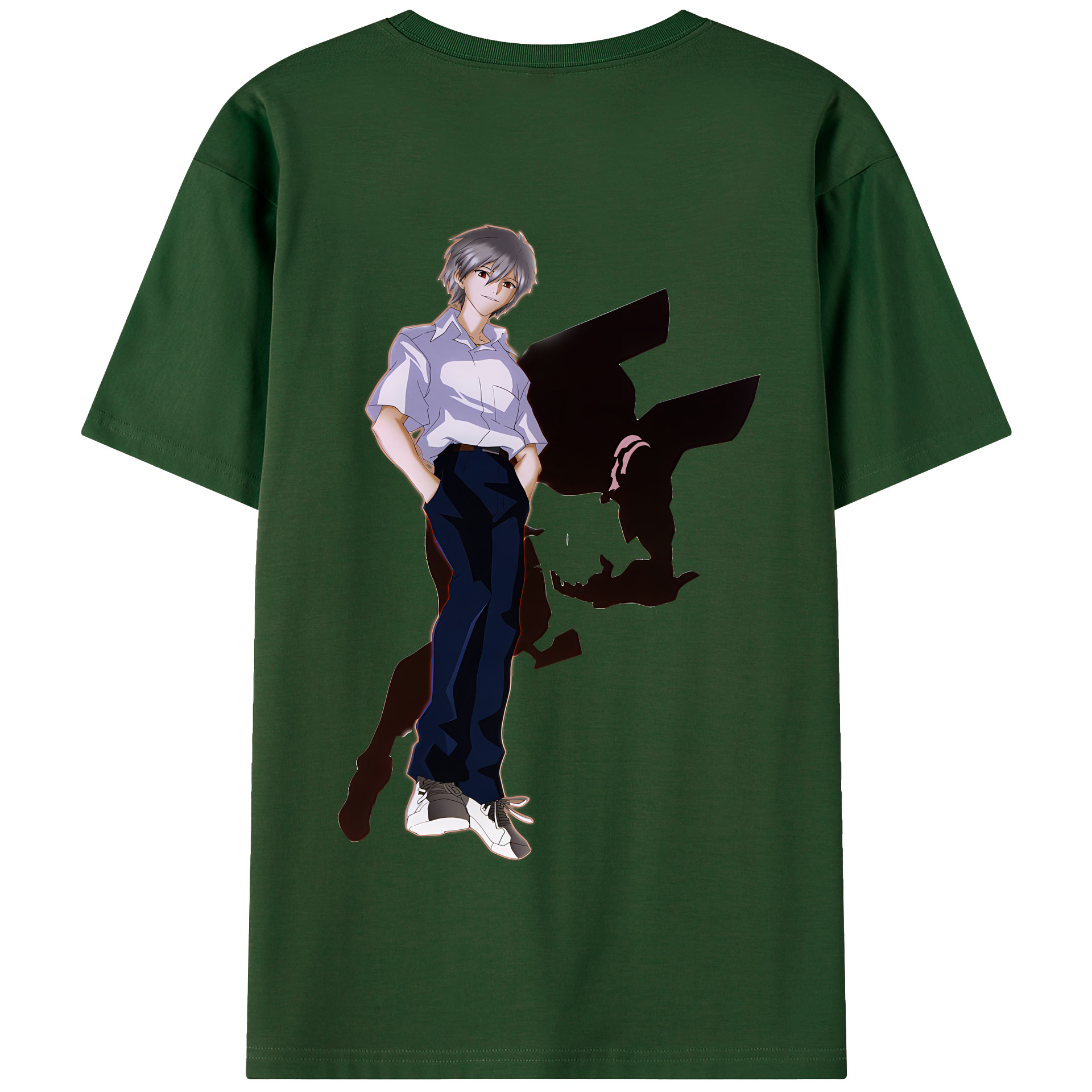 （画像用） EVA 新世紀エヴァンゲリオン 綿100％半袖Tシャツ（背面プリント）